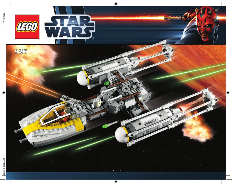 Page 1 de la notice Manuel utilisateur Lego Gold Leader's Y-wing Starfighter (TM)