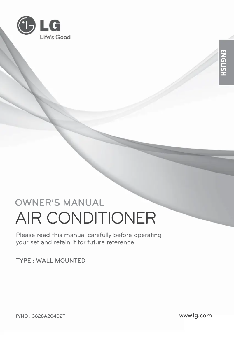 Page 1 de la notice Manuel utilisateur LG AS-H0766KA2