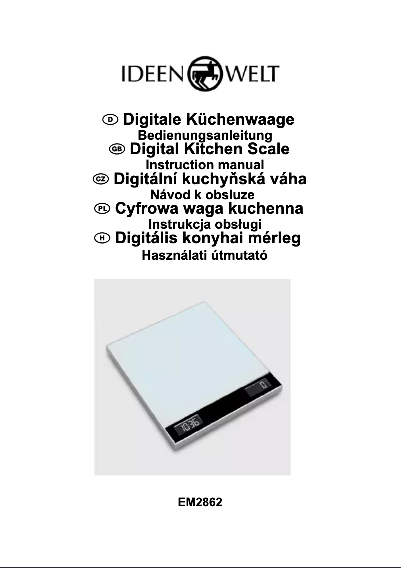 Page 1 of the manual User Manual IdeenWelt EM2862