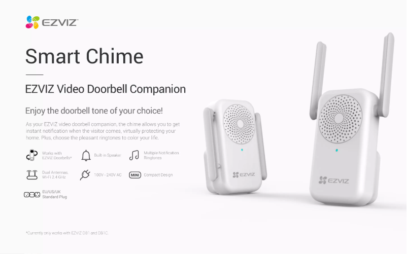 Página 1 del manual Ficha técnica EZVIZ Smart Chime