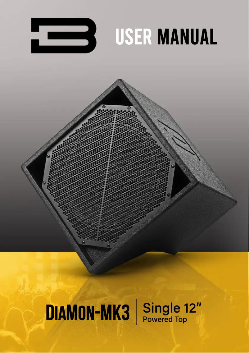 Page 1 de la notice Manuel utilisateur BASSBOSS DiaMon-MK3