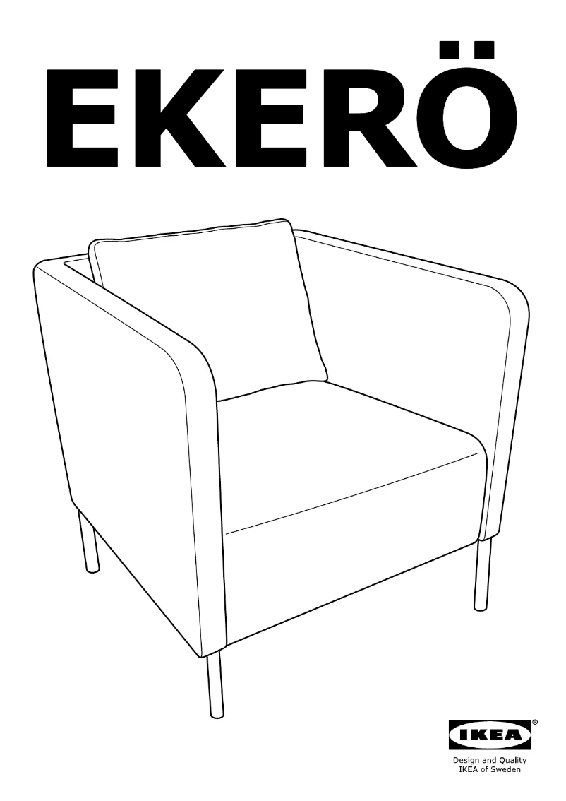 Page 1 de la notice Manuel utilisateur Ikea EKERÖ 002.628.84