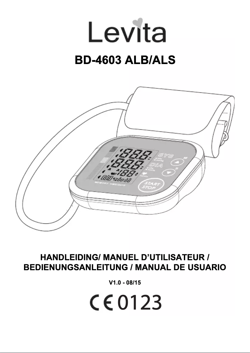 Página 1 del manual Manual de usuario Levita BD-4603 ALB