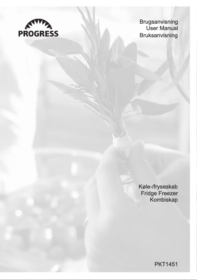 Page 1 de la notice Manuel utilisateur Progress PKT1451