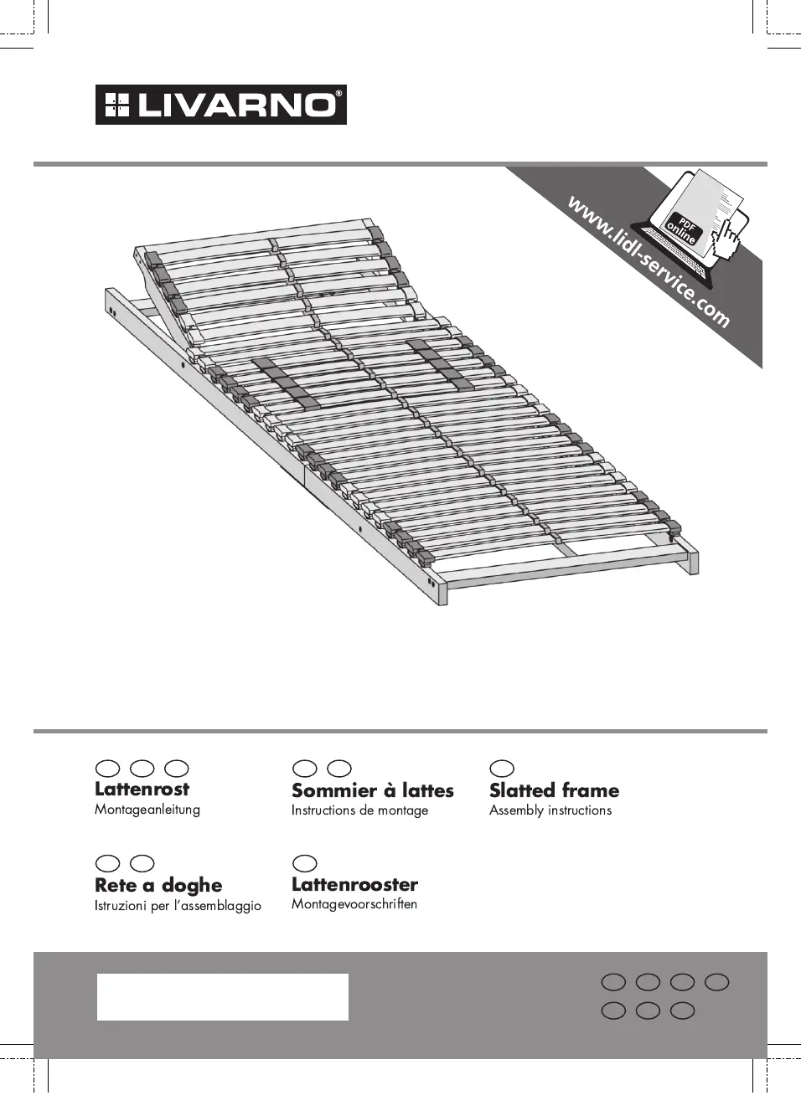 Page 1 de la notice Manuel utilisateur Livarno Lux IAN 78852