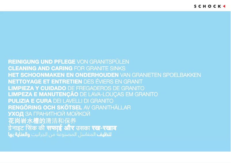 Page 1 de la notice Manuel utilisateur Schock Soho N100 A 99