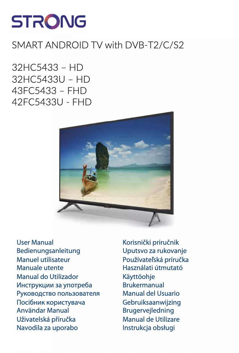 Page 1 de la notice Manuel utilisateur Strong SRT 32HC5433U
