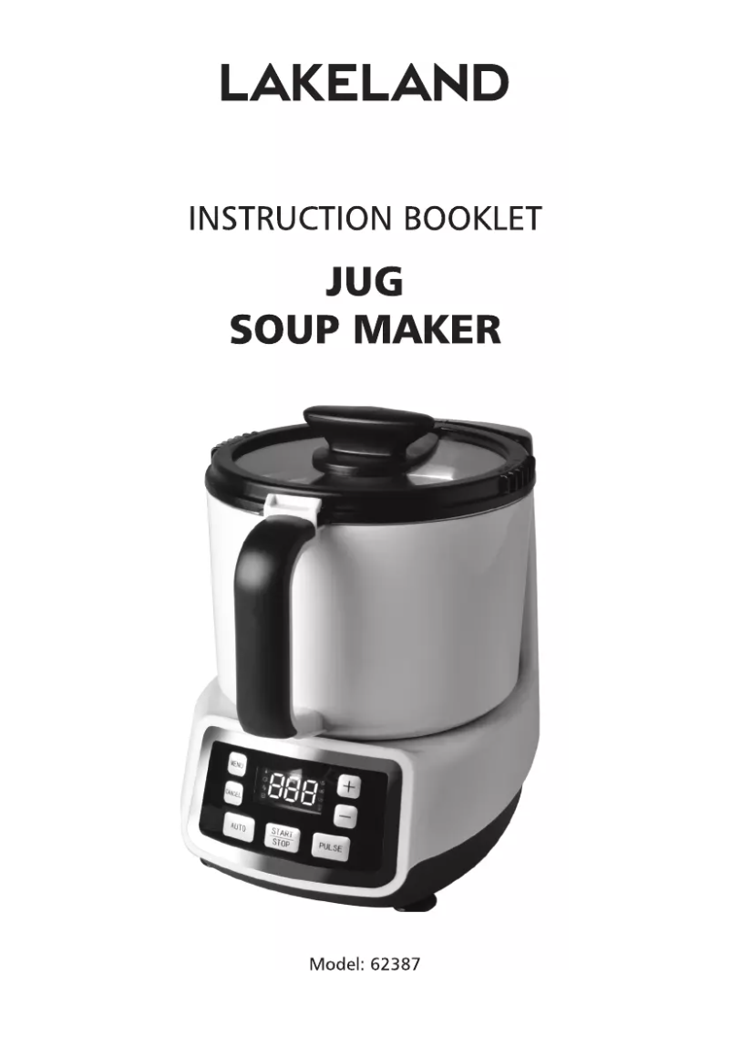 Page 1 de la notice Manuel utilisateur Lakeland 62387