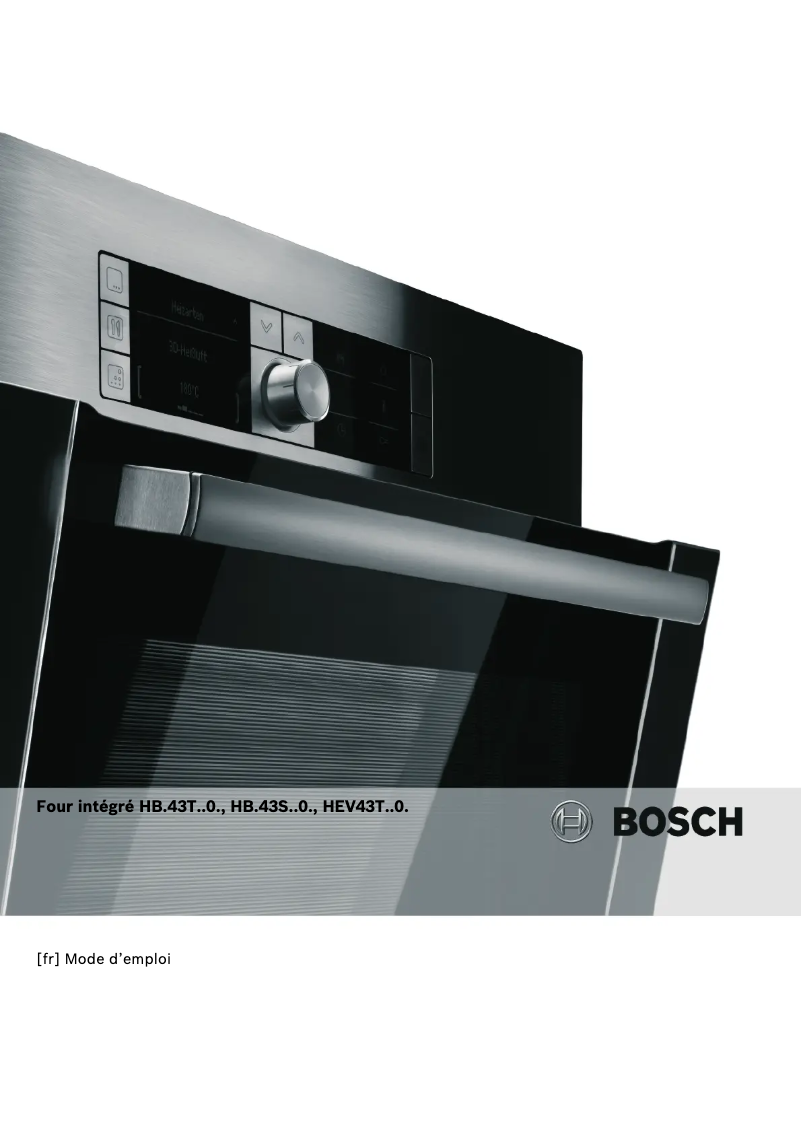 Page 1 de la notice Manuel utilisateur Bosch HBA43S460E