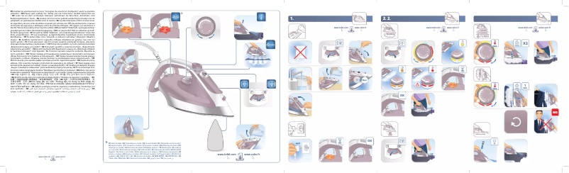 Page 1 de la notice Manuel utilisateur Calor EasyGliss Plus FV5719