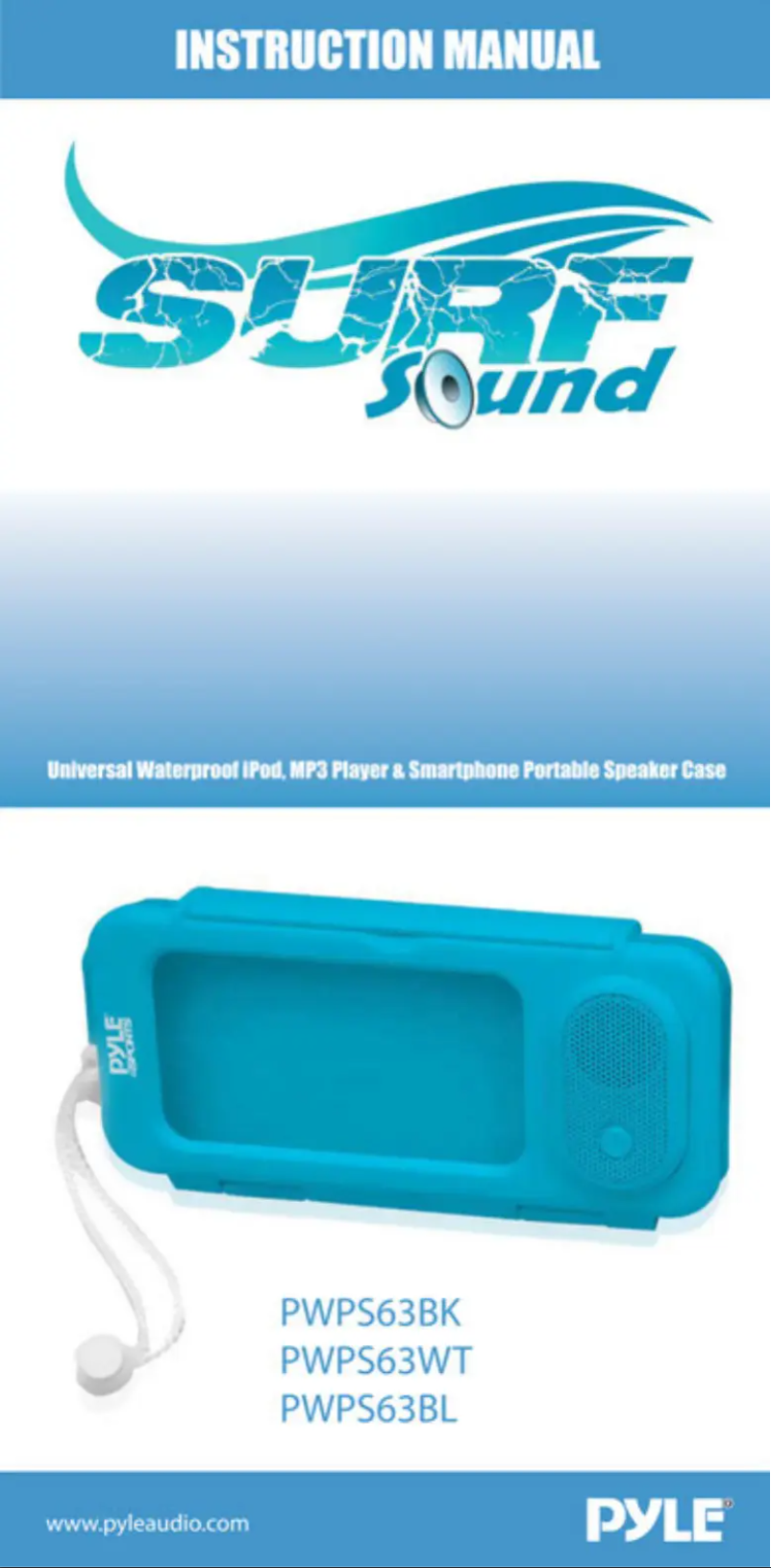 Página 1 del manual Manual de usuario Pyle AZPWPS63WT