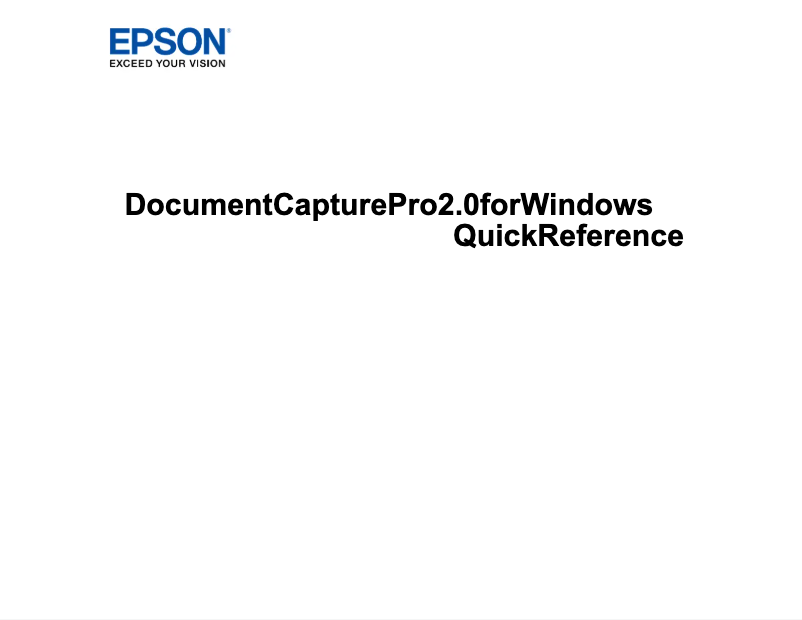 Page 1 de la notice Manuel utilisateur Epson WorkForce Pro GT-S85