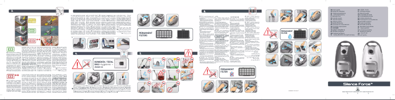 Page 1 de la notice Manuel utilisateur Rowenta Silence Force RO7450