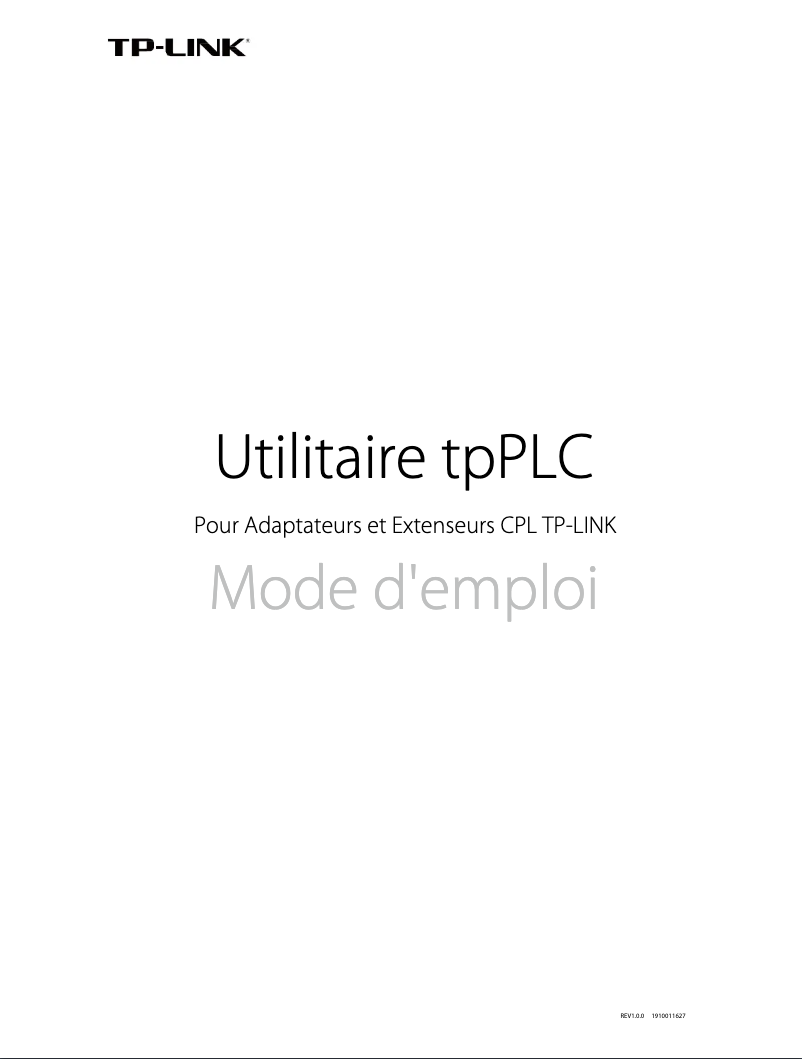Page 1 de la notice Manuel utilisateur TP-Link TL-WPA8631P