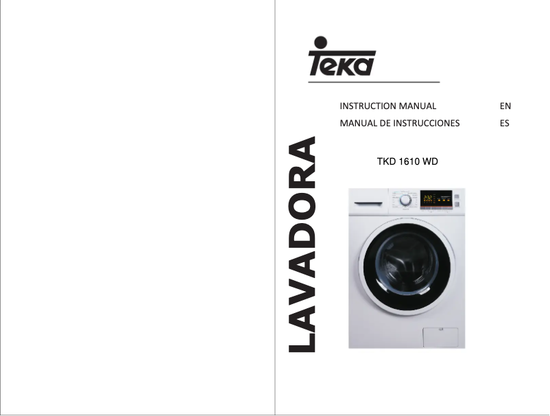 Page 1 de la notice Manuel utilisateur Teka TKD 1610 WD