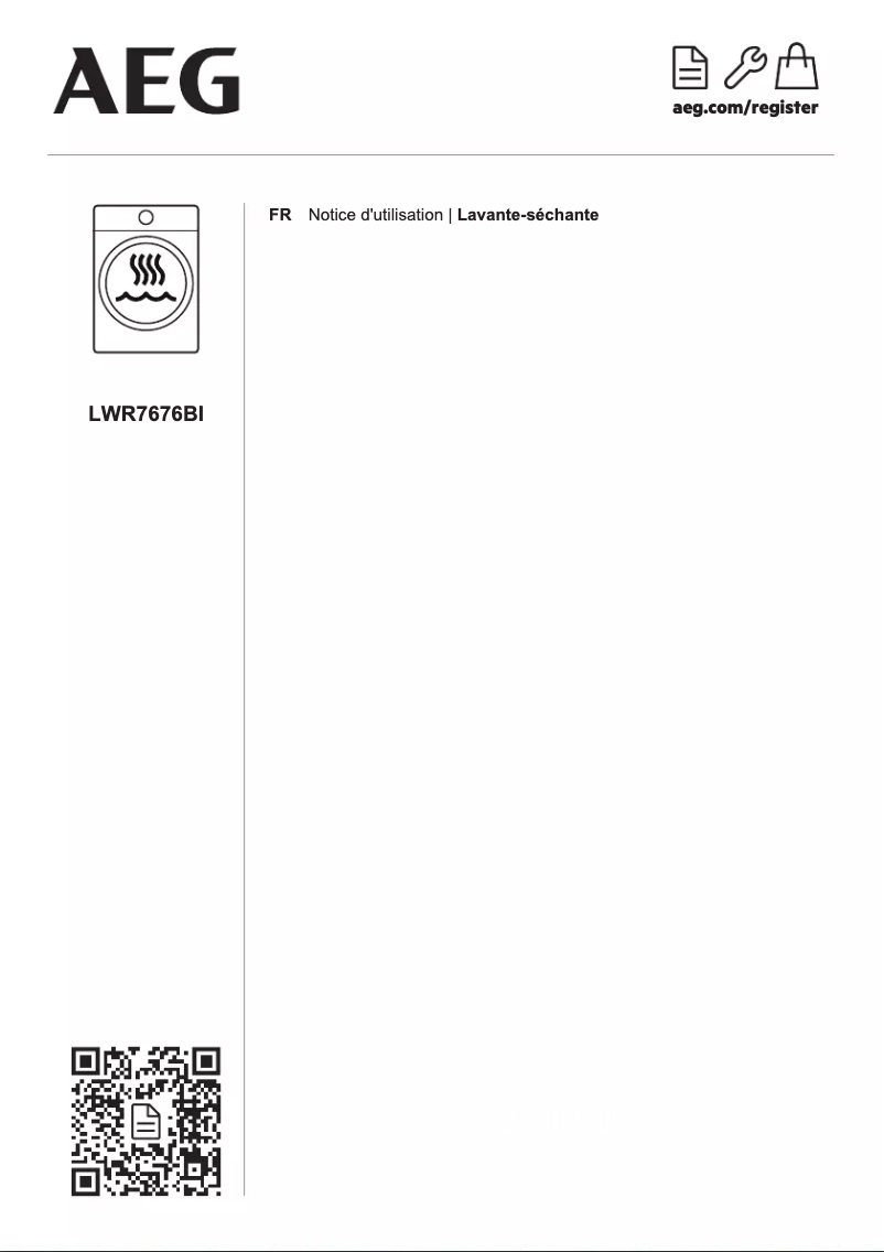 Página 1 del manual Manual de usuario AEG LWR7676BI
