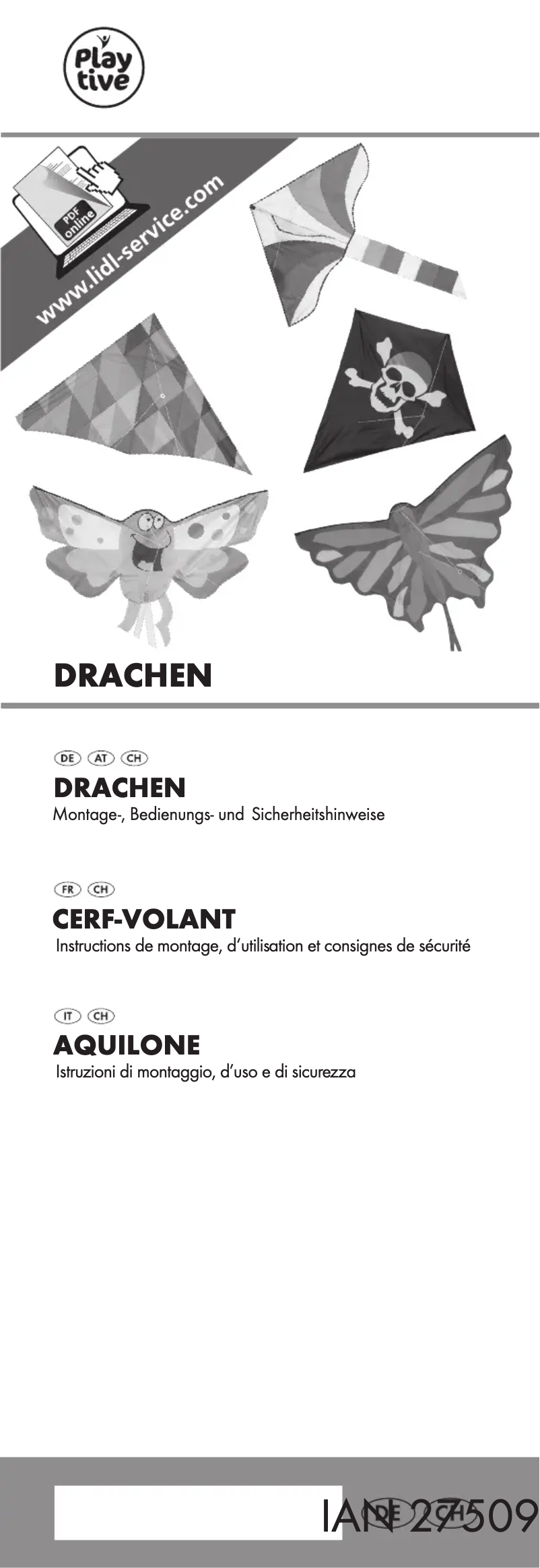 Página 1 del manual Manual de usuario Playtive HG00653A