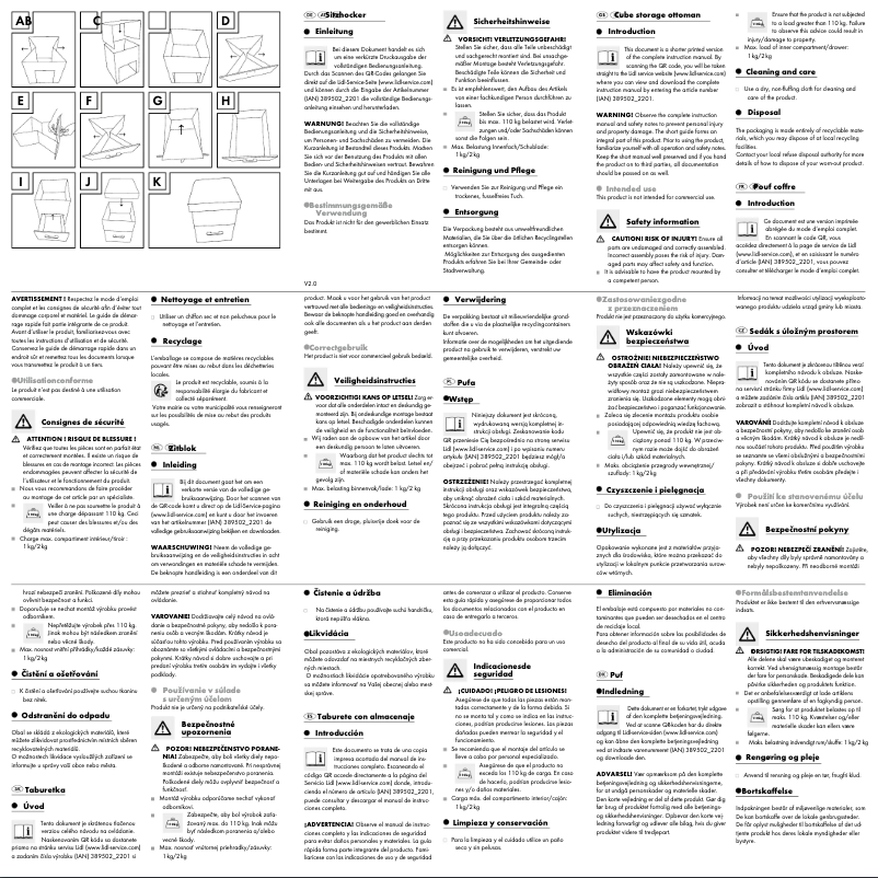 Page 1 de la notice Manuel utilisateur Livarno Lux IAN 366333