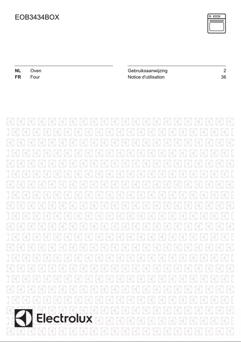 Page 1 de la notice Manuel utilisateur Electrolux EOB3434BOX