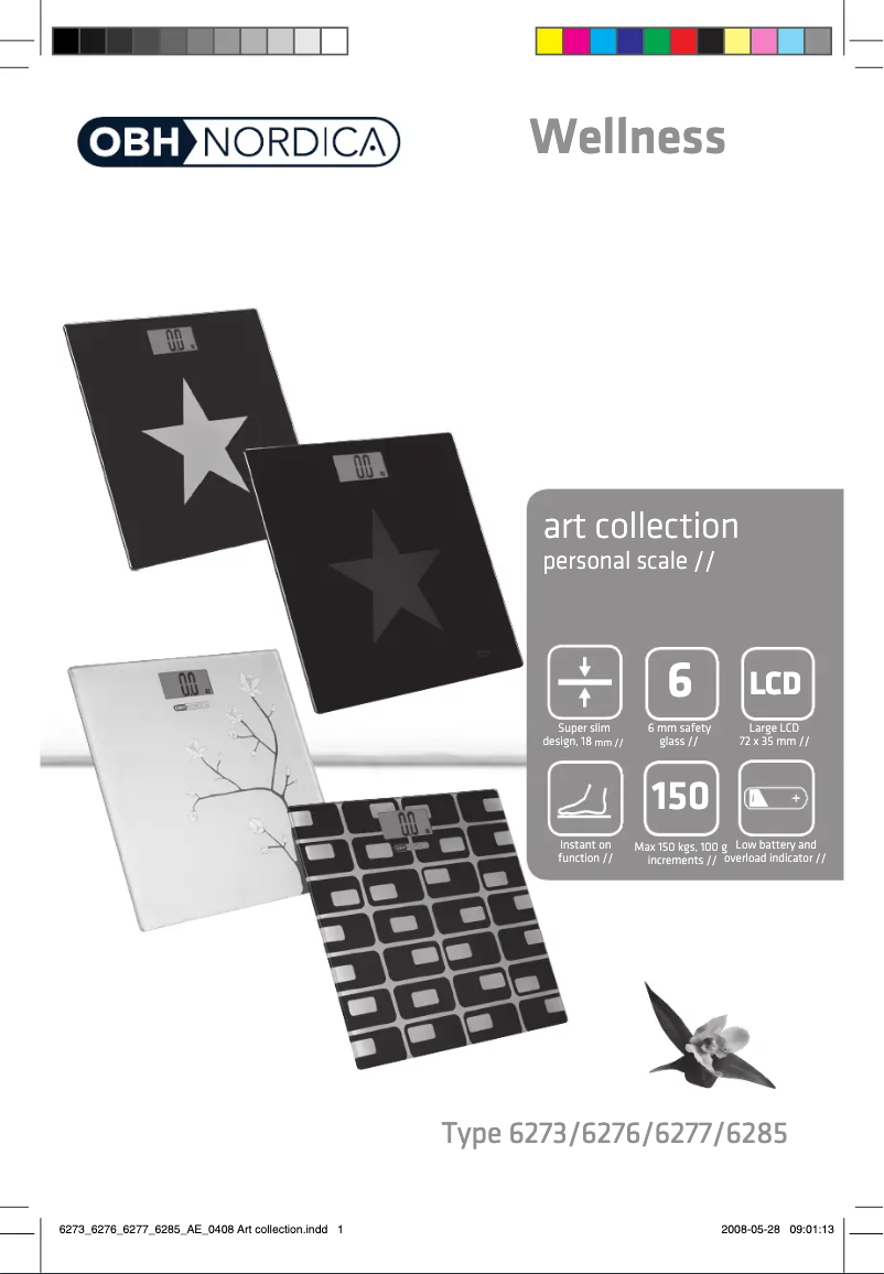 Page 1 de la notice Manuel utilisateur OBH Nordica Silver Star