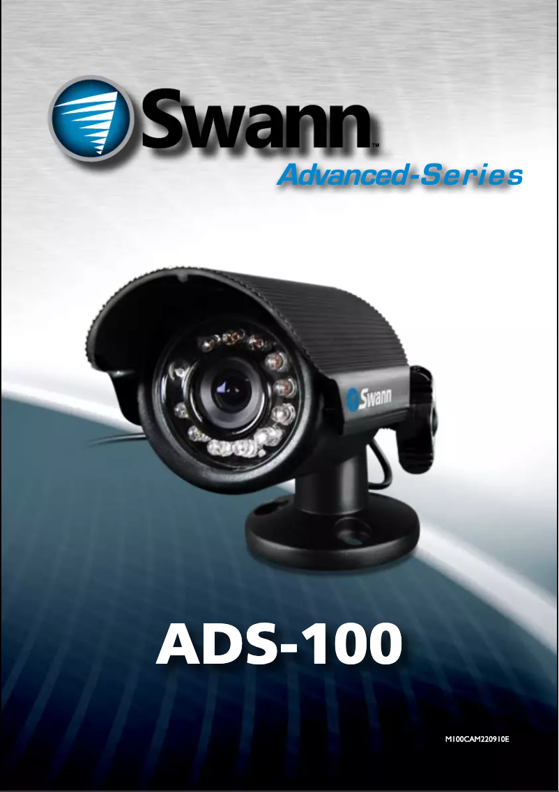 Page 1 de la notice Manuel utilisateur Swann ADS-100