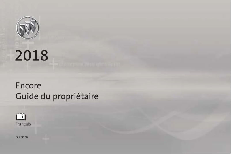 Page 1 de la notice Manuel utilisateur Buick Encore (2018)