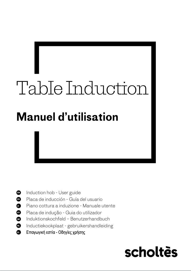 Page 1 de la notice Manuel utilisateur Scholtès SOTF1510B