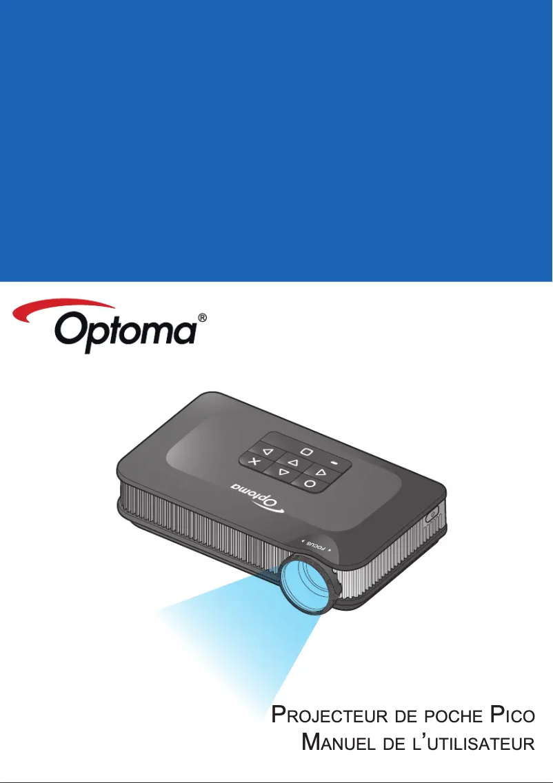 Página 1 del manual Manual de usuario Optoma PK320