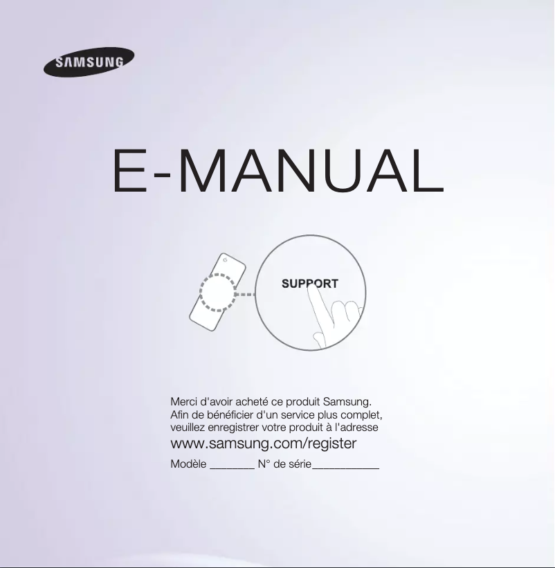 Página 1 del manual Manual de usuario Samsung UE46ES5500W