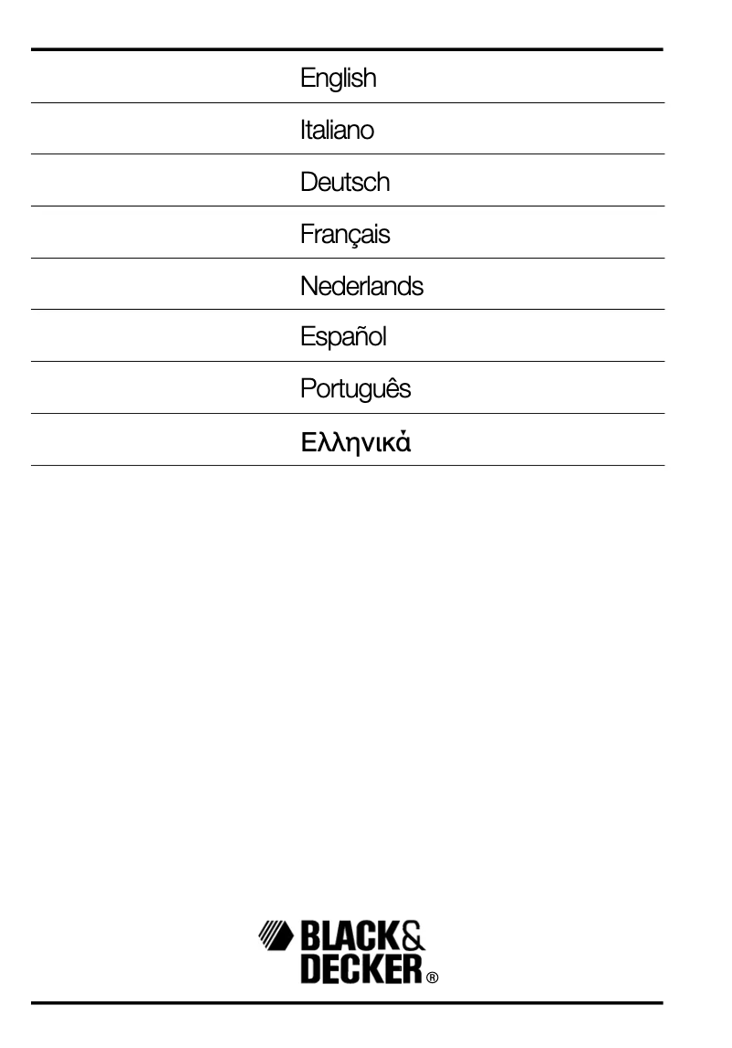 Page 1 de la notice Manuel utilisateur Black & Decker GR360 Type H4C