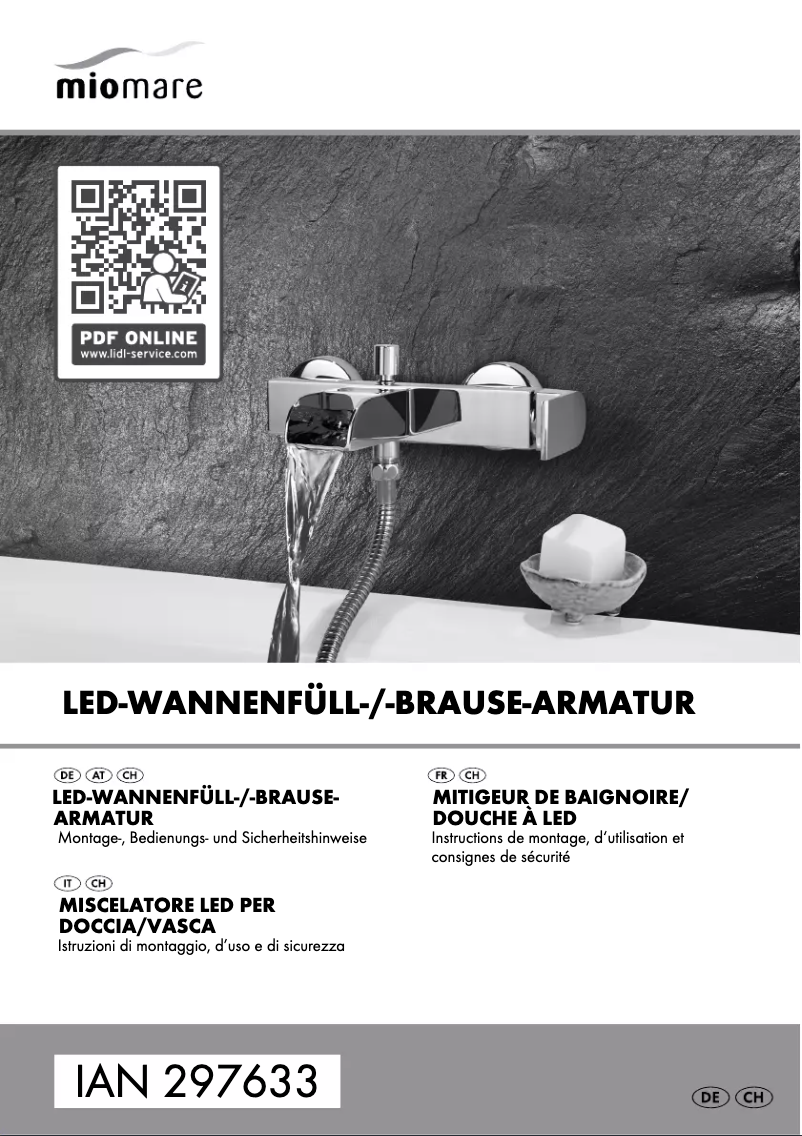 Page 1 de la notice Manuel utilisateur Miomare IAN 297633