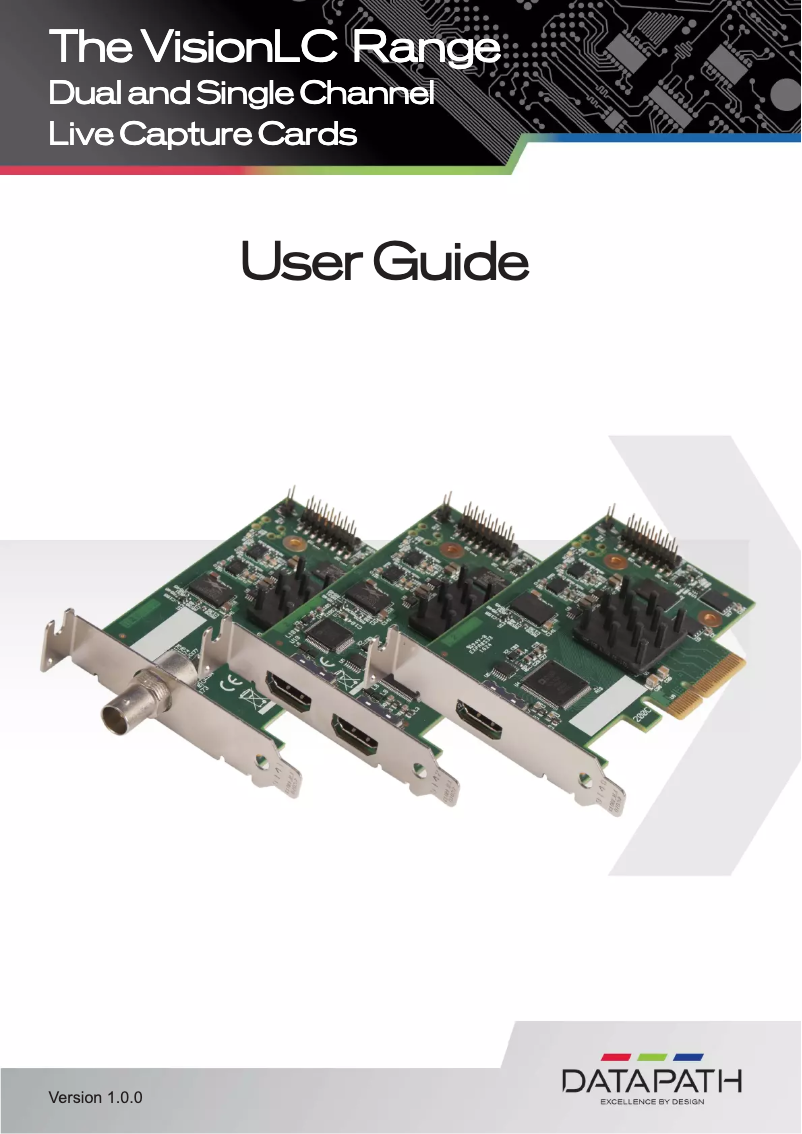 Página 1 del manual Manual de usuario Datapath VisionLC-HD2