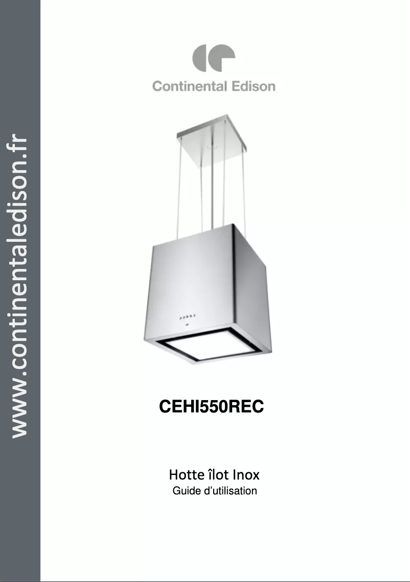 Página 1 del manual Manual de usuario Continental Edison CEHI550REC