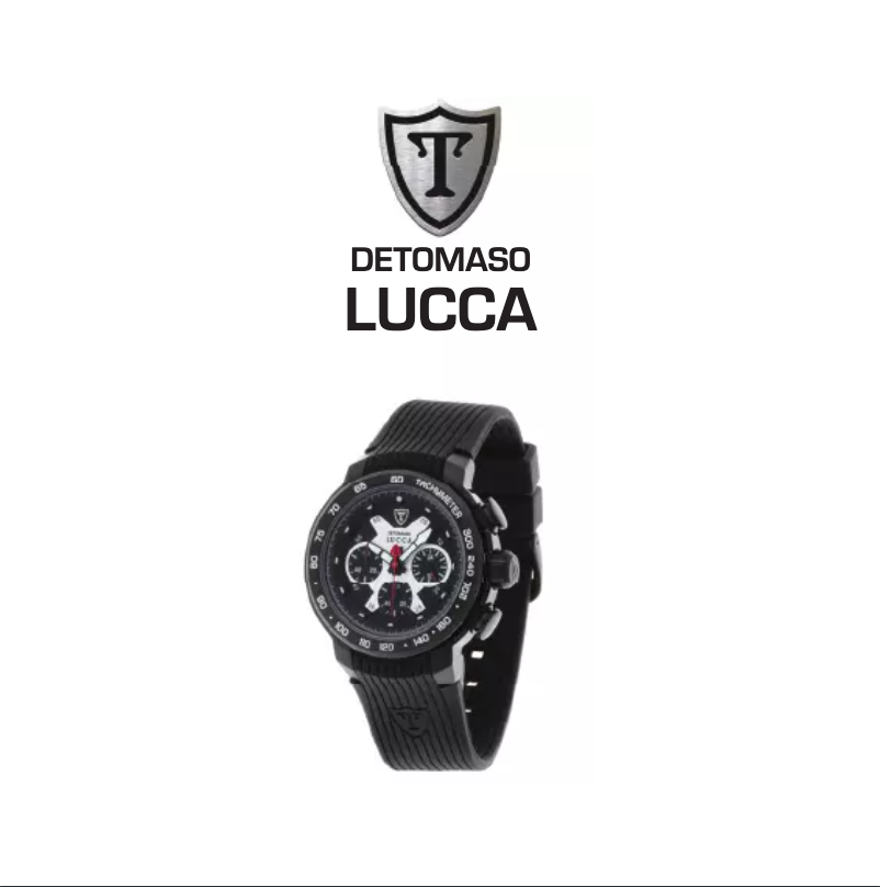 Page 1 de la notice Manuel utilisateur Detomaso Lucca