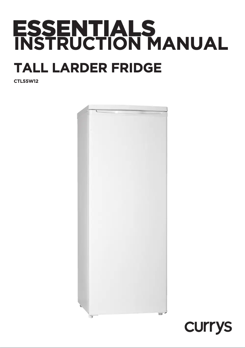 Page 1 de la notice Manuel utilisateur Currys Essentials CTL55W12