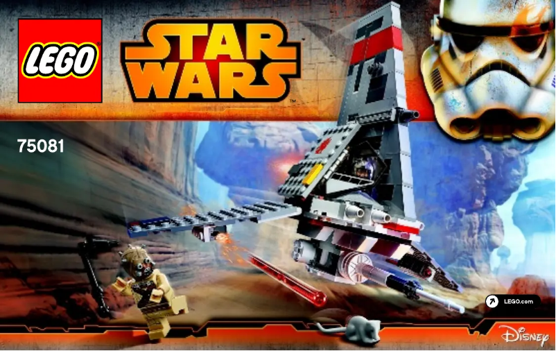 Página 1 del manual Manual de usuario Lego Star Wars 75081