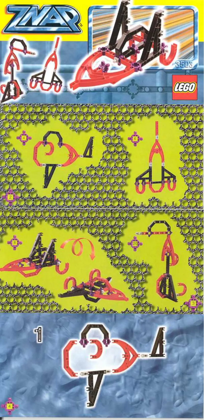 Página 1 del manual Manual de usuario Lego RED SPEED BOAT