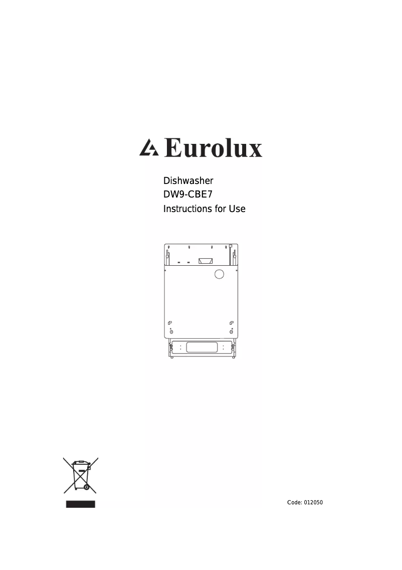Página 1 del manual Manual de usuario Eurolux DW9-CBE7