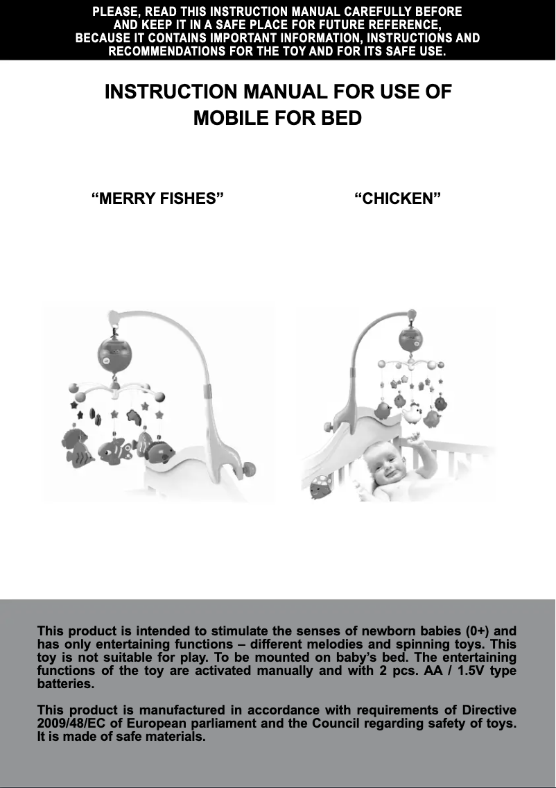 Page 1 de la notice Manuel utilisateur Chipolino Pink chicken