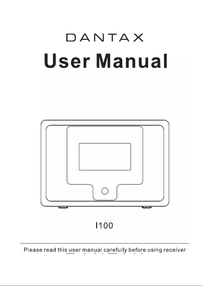 Página 1 del manual Manual de usuario Dantax I100