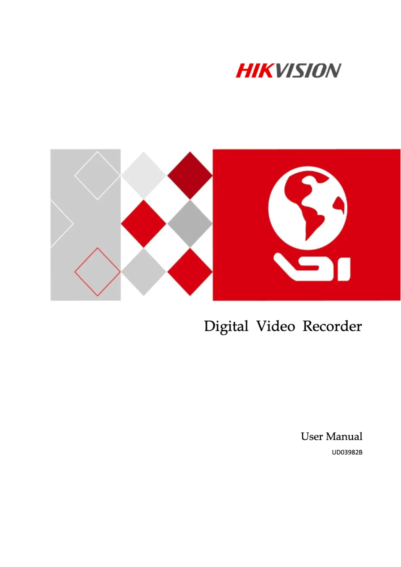 Page 1 de la notice Manuel utilisateur Hikvision DS-7204HUHI-K2