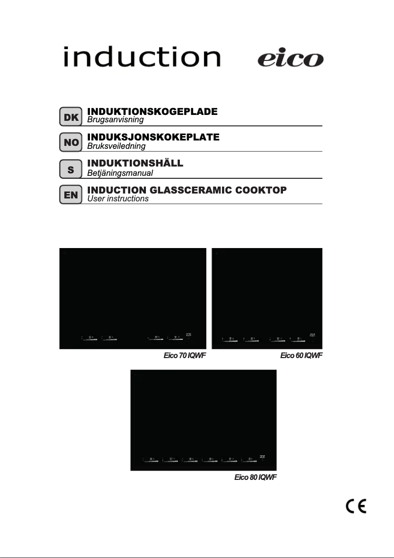 Page 1 de la notice Manuel utilisateur Eico 70 IQWF