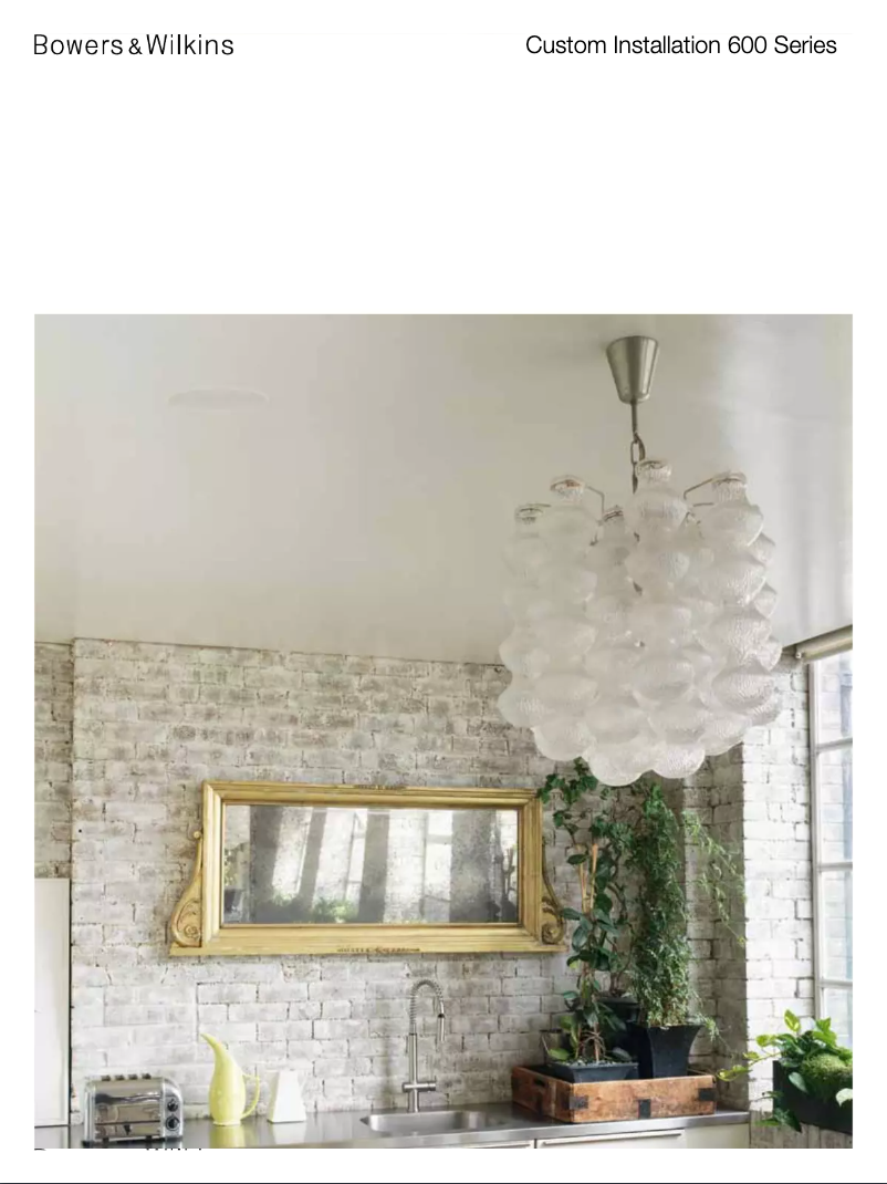 Page 1 de la notice Brochure Bowers & Wilkins CCM682