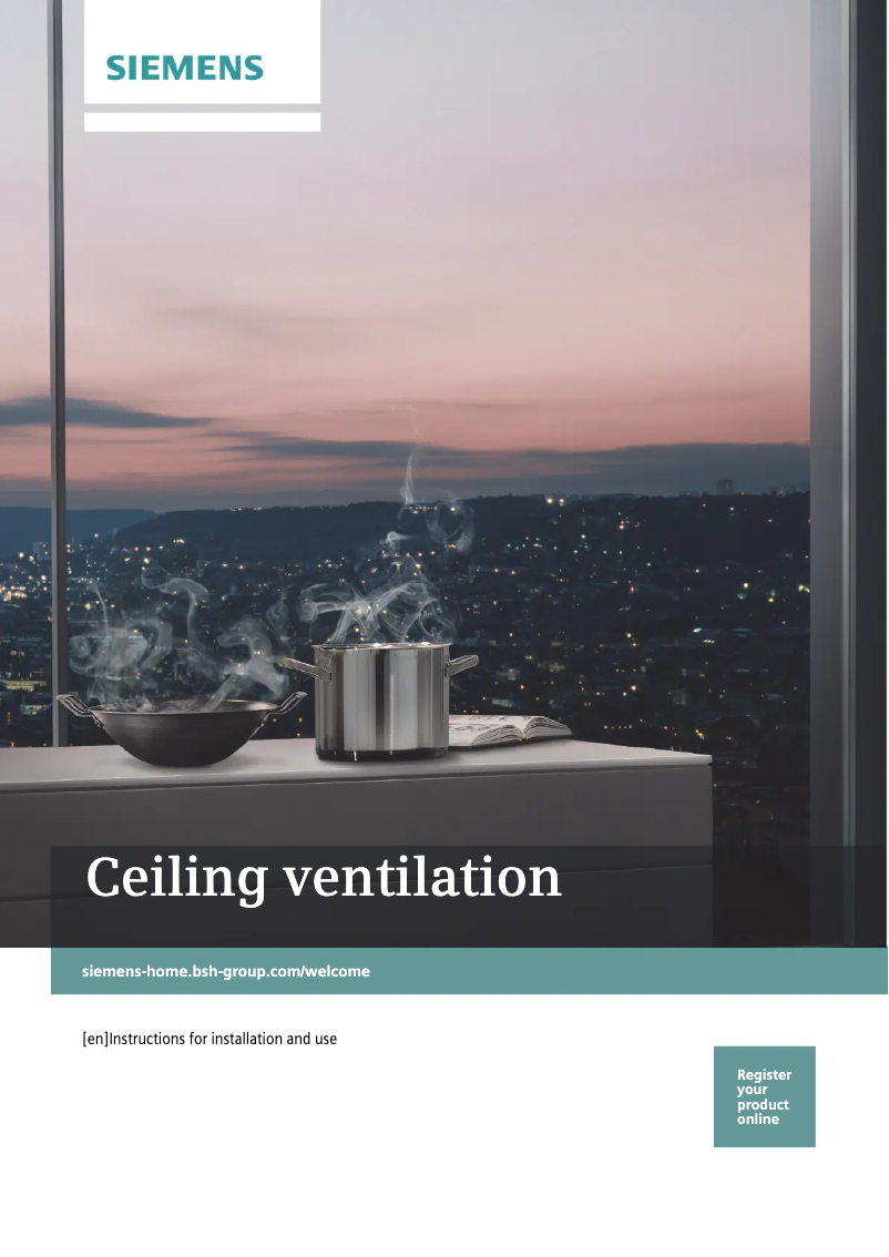 Page 1 de la notice Guide d'installation Siemens LR29CQS25B