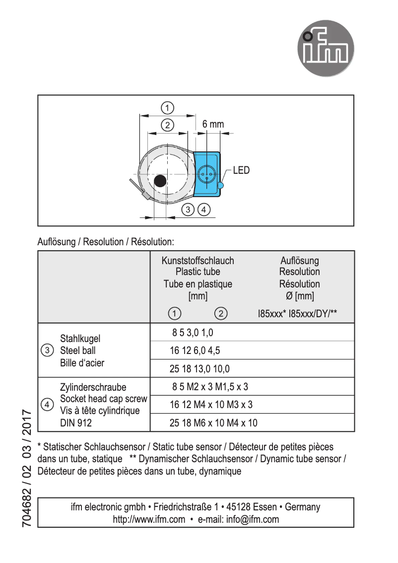Página 1 del manual Manual de usuario IFM I85002
