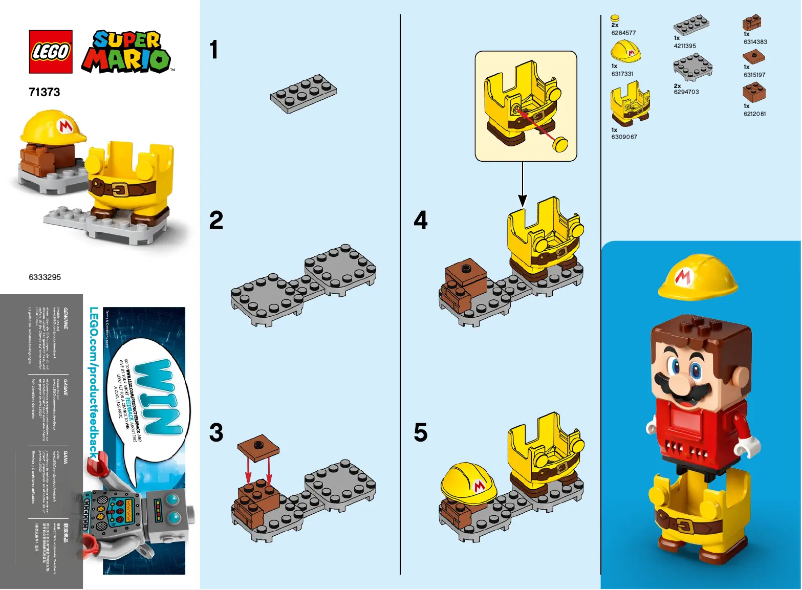 Página 1 del manual Manual de usuario Lego Super Mario 71373