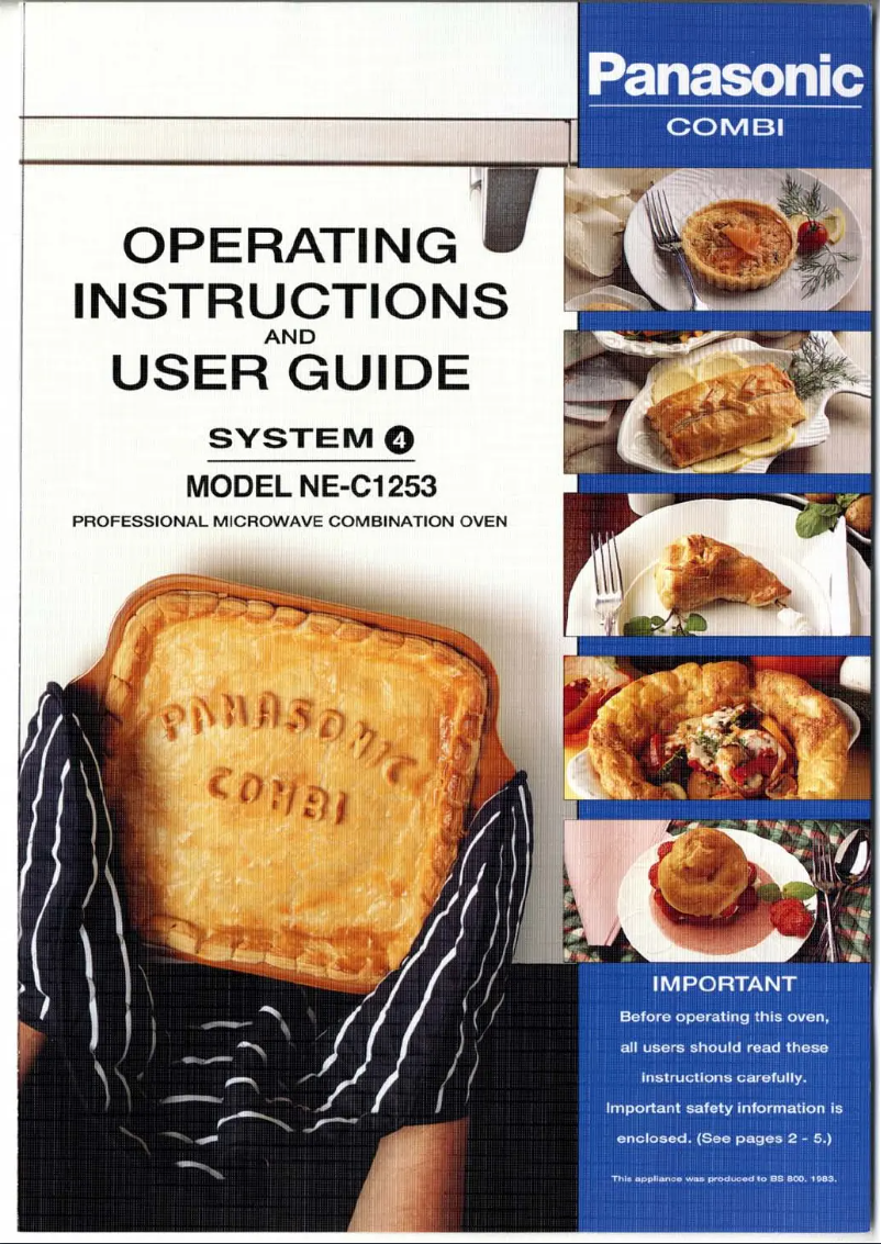 Página 1 del manual Manual de usuario Panasonic NE-C1253