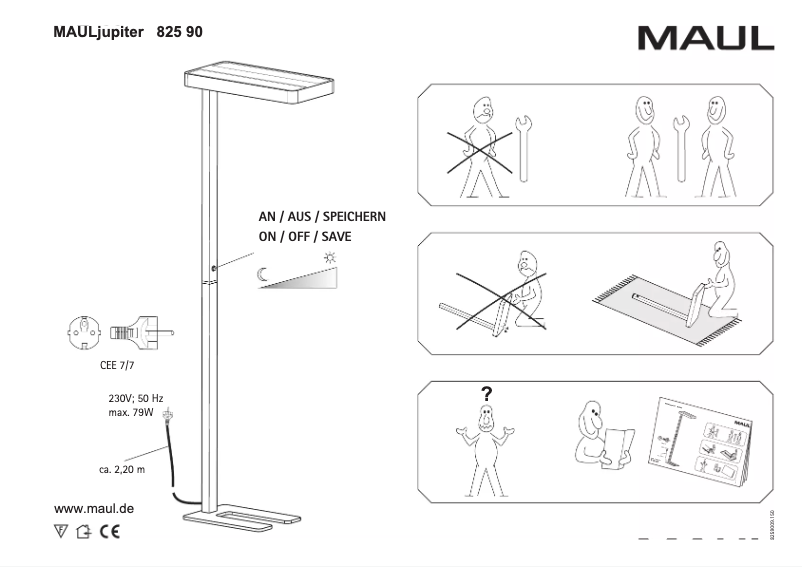 Página 1 del manual Manual de usuario MAUL Jupiter