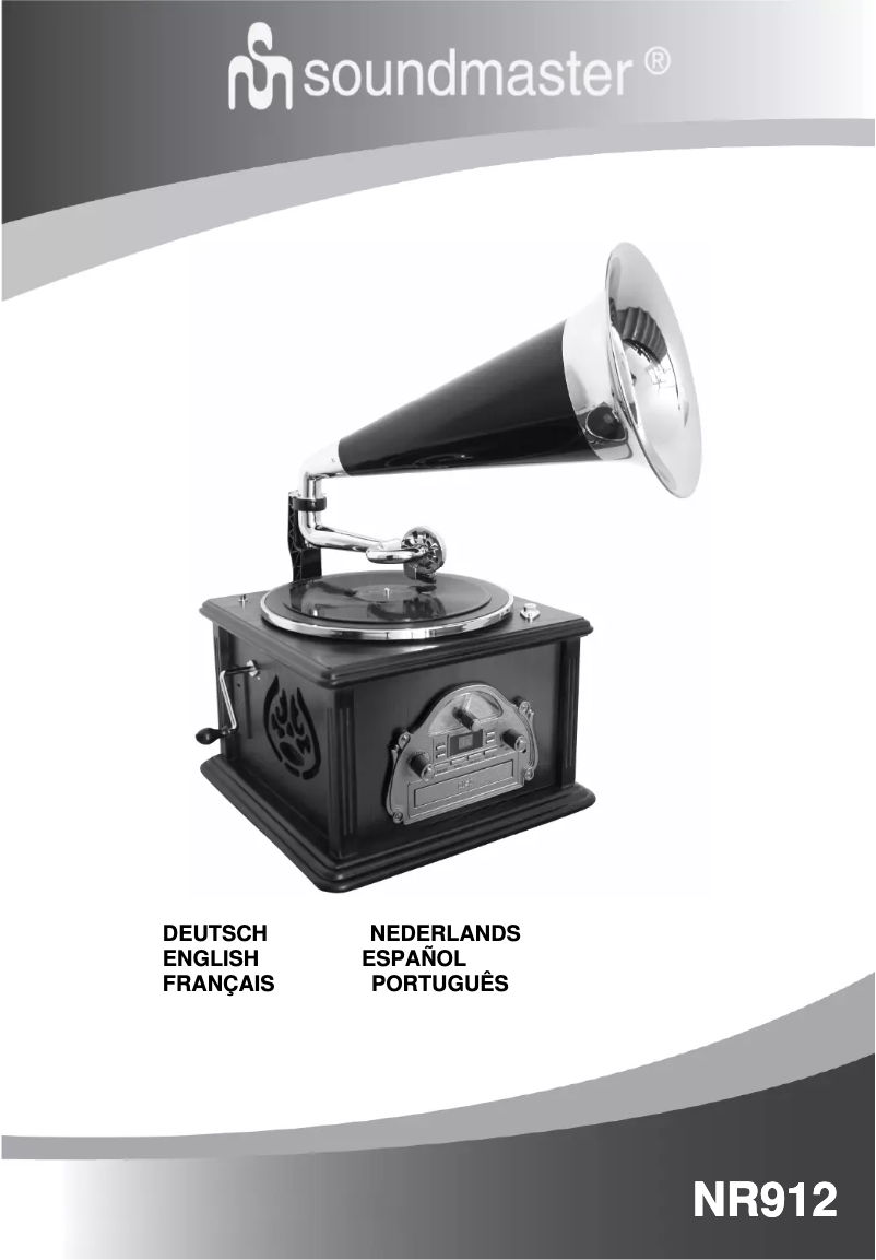 Image de la première page du manuel de l'appareil NR912