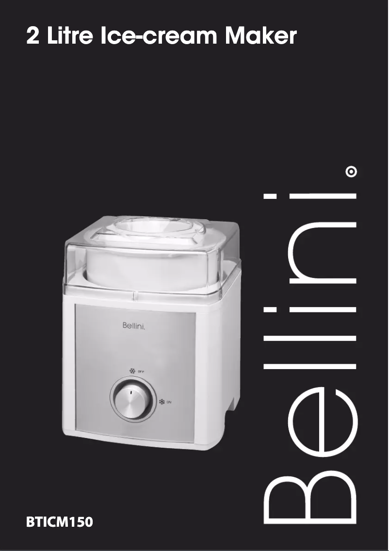Page 1 de la notice Manuel utilisateur Bellini BTICM150R